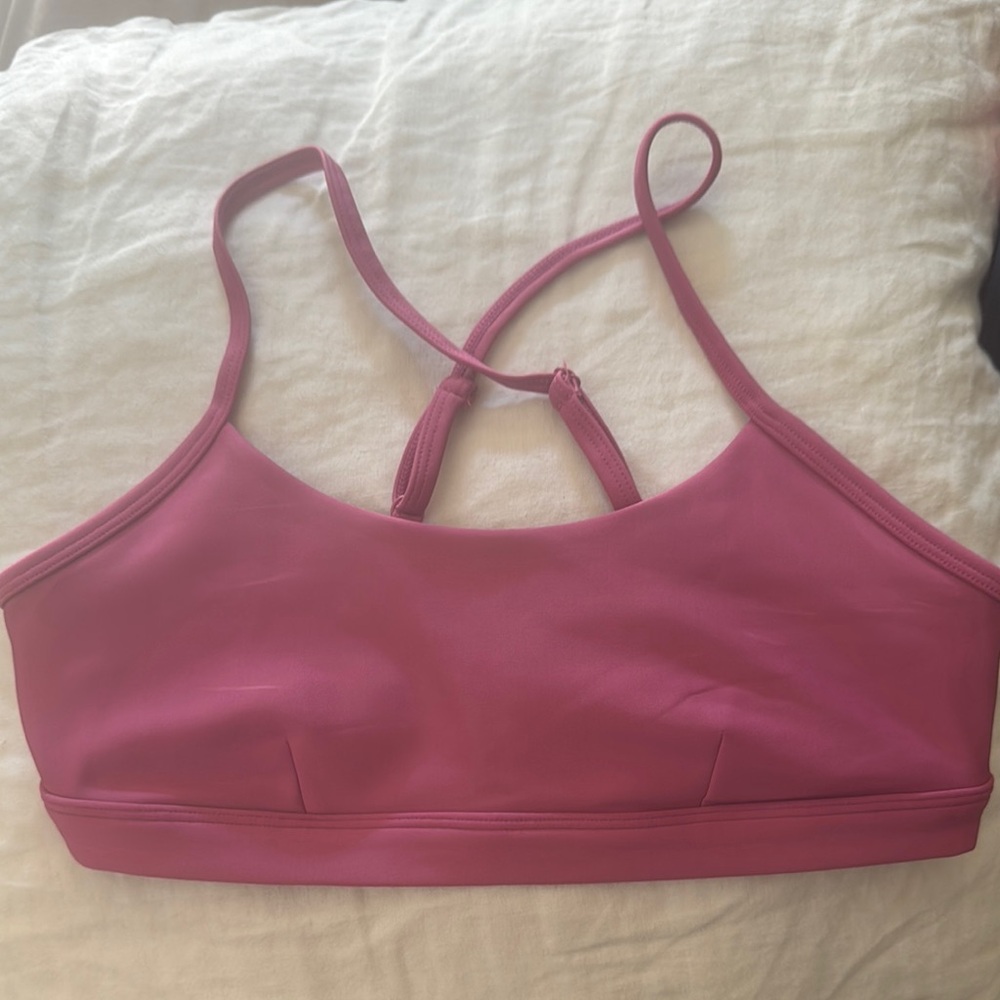 ALO Women's Pink Sports Bra